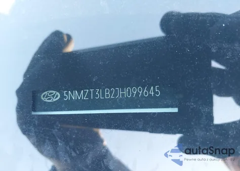 2018 Hyundai Santa Fe Sport 2.4L z USA, uszkodzony, nr VIN 5NMZT3LB2JH099645